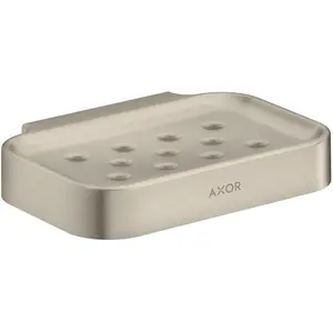 Axor, Distributeur de savon + porte-savon, Porte-savon Universal Circular nickel brossé pas cher