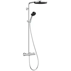 Hansgrohe Pulsify S Puro Regendoucheset - 1jet - thermostatisch - ronde handdouche - doucheslang - chroom pas cher