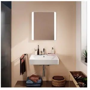 hansgrohe, Armoire de toilette, Xarita Lite Q miroir, illumination LED... pas cher