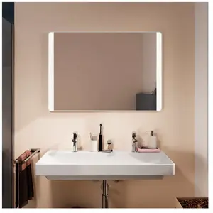 hansgrohe, Armoire de toilette, Xarita Lite Q miroir, illumination LED verticale, 1000x30x700mm, capteur IR