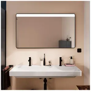 hansgrohe, Miroir, Xarita Lite Q miroir, éclairage LED horizontal, 120... pas cher