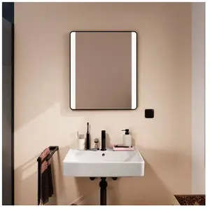 hansgrohe, Armoire de toilette, Xarita Lite Q Miroir, illumination LED...