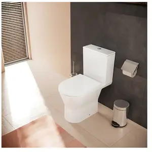 hansgrohe, Cuvette toilettes + bidet, EluPura Original S WC au sol, pour réservoir de chasse, HygieneEffect, sortie horizontale pas cher