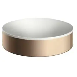 hansgrohe, Lavabo, AXOR Suite lavabo à poser, rond, D 400mm, avec cadre métal, sans trop-plein, SolidSurfac (400 mm, 400 mm)