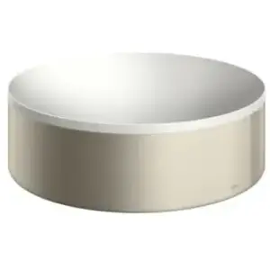 hansgrohe, Lavabo, AXOR Suite lavabo à poser, rond, D 300mm, avec cadre métal, sans trop-plein, SolidSurfac (300 mm)