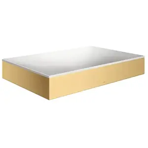 hansgrohe, Lavabo, AXOR Suite lavabo à poser, rectangulaire, 600x600mm, avec cadre métal, sans trop-plein (400 mm, 600 mm) pas cher