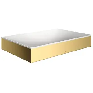 hansgrohe, Lavabo, AXOR Suite lavabo à poser, rectangulaire, 600x600mm, avec cadre métal, sans trop-plein (400 mm, 600 mm) pas cher