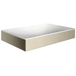 hansgrohe, Lavabo, AXOR Suite lavabo à poser, rectangulaire, 600x600mm, avec cadre métal, sans trop-plein (400 mm, 600 mm)