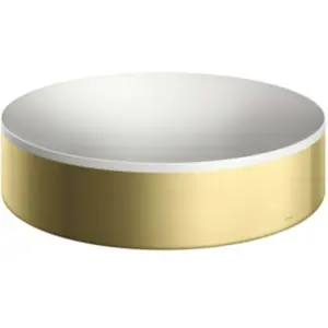 hansgrohe, Lavabo, AXOR Suite lavabo à poser, rond, D 400mm, avec cadre métal, sans trop-plein, SolidSurfac (400 mm) pas cher