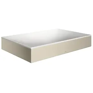 hansgrohe, Lavabo, AXOR Suite lavabo à poser, rectangulaire, 600x600mm, avec cadre métal, sans trop-plein (400 mm, 600 mm)