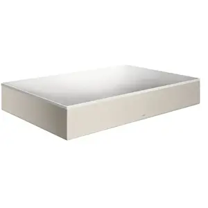 hansgrohe, Lavabo, AXOR Suite lavabo à poser, rectangulaire, 600x600mm, avec cadre métal, sans trop-plein (400 mm, 600 mm)