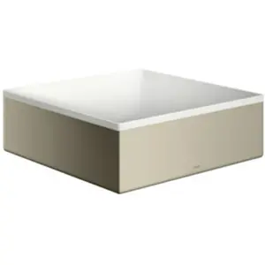 hansgrohe, Lavabo, AXOR Suite lavabo à poser, rectangulaire, 285x285mm, avec cadre métal, sans trop-plein (285 mm, 285 mm) pas cher
