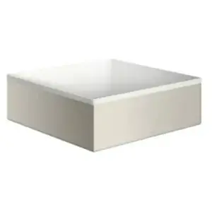 hansgrohe, Lavabo, AXOR Suite lavabo à poser, rectangulaire, 285x285mm, avec cadre métal, sans trop-plein (285 mm, 285 mm) pas cher