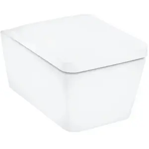 hansgrohe, Cuvette toilettes + bidet, EluPura Q kit pour WC suspendu 540 AquaFall Flush, siège de WC inclus, blanc, 540x360mm pas cher