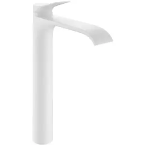 Hansgrohe Vivenis - Wastafelkraan met afvoer, EcoSmart, CoolStart, mat wit 75044700