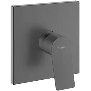 Hansgrohe Vivenis - Inbouw douchekraan, geborsteld zwart chroom 75615340 pas cher