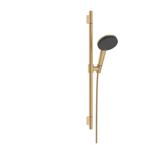 Hansgrohe Raindance alive 125 3 jet EcoSmart doucheset Puro S 65cm - Brushed bronze (brons) (brons) pas cher