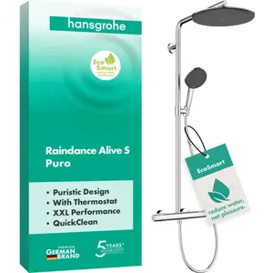 hansgrohe, Système de douche, Système de douche thermostatique avec po... pas cher