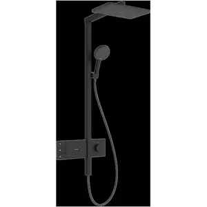 Hansgrohe Raindance Alive Q - Doucheset met thermostaat, 21x34 cm, 3 stralen, EcoSmart, matzwart 24591670