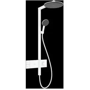 Hansgrohe Raindance Alive S - Doucheset met thermostaat, diameter 30 cm, 3 stralen, EcoSmart, mat wit 24583700