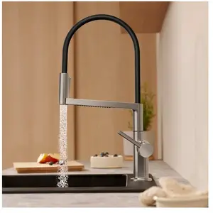Hansgrohe Talis Select M54 PowderSpray - Keukenkraan met flexibele arm en vuistdouche, EcoSmart, rvs uitstraling 72861800