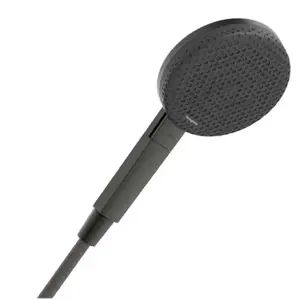 hansgrohe Raindance Alive Select S - Handdouche - Select-knop bediening - 125mm maat - 3 straalfuncties - Brushed Black Chrome pas cher