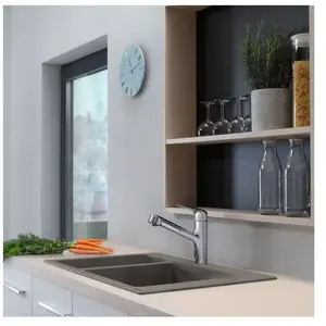 hansgrohe, Lavabo, HG Evier à encastrer 180/450 S510-F635 gris pierre ...Vendu pargalaxus