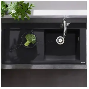 Hansgrohe HANSEvier encastré 450 avec égouttoir noir graphite 43314170Vendu paramazon