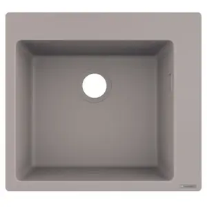 hansgrohe S51 S510-F450 Evier encastré 450, Gris béton, 43312380 pas cher