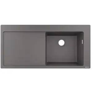 Évier - HANSGROHE - 43314290 - Gris pierre - 1 bac - SilicaTec - 1030x490mmVendu pargalaxus