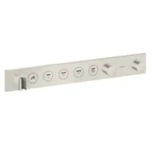 Axor, Robinetterie de salle de bains, ShowerSolutions module de thermostat Select 670/90, encastré, 5 consommateurs, set c