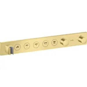 Axor, Robinetterie de salle de bains, ShowerSolutions module de thermostat Select 670/90, encastré, 5 consommateurs, set c
