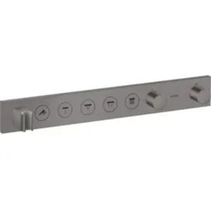 Axor, Robinetterie de salle de bains, ShowerSolutions Module thermostatique Select 670/90, encastré, 5 consommateurs, kit de finition