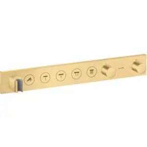 Axor, Robinetterie de salle de bains, ShowerSolutions module de thermostat Select 670/90, encastré, 5 consommateurs, set c