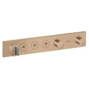 Axor, Robinetterie de salle de bains, ShowerSolutions module de thermostat Select 530/90, encastré, 3 consommateurs, set c