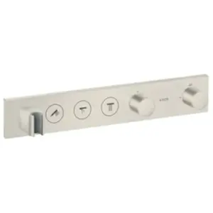 Axor, Robinetterie de salle de bains, ShowerSolutions module de thermostat Select 530/90, encastré, 3 consommateurs, set c