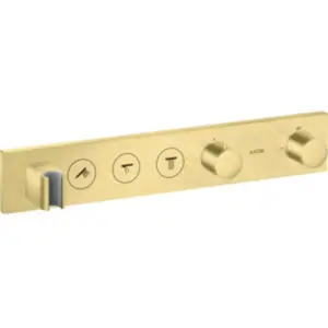 Axor, Robinetterie de salle de bains, ShowerSolutions module de thermostat Select 530/90, encastré, 3 consommateurs, set c