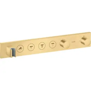 Axor, Robinetterie de salle de bains, ShowerSolutions module de thermostat Select 600/90, encastré, 4 consommateurs, kit c