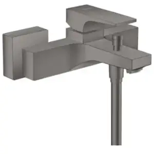 Robinetterie de salle de bain HANSGROHE Metropol noir chromé brossé - 32540340 pas cher