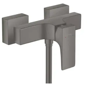 Hansgrohe - Metropol Mitigeur douche, Noir Chromé brossé (32560340) pas cher