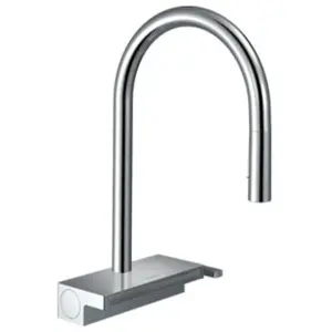 Comparateur de prix : Hansgrohe Robinet de cuisine avec douchette Aquno Select M81 170 sBox 3 jets chromé 73831000