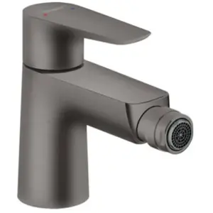 Hansgrohe Talis E Mitigeur bidet noir brossÃ©, avec tirette et vidage (71720340) pas cher
