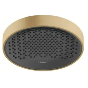 hansgrohe, Pommeau de douche, Douche de tête Rainfinity 1jet : couleur - bronze brossé (1 Types de jets, 16.30 l/min)Vendu parbol