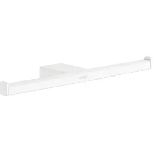 Hansgrohe Addstoris closetrolhouder dubbel mat wit pas cher