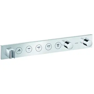 Axor, Robinetterie de salle de bains, Module thermostatique SELECT 670/90 pour 5 consommateurs encastré chrome pas cher
