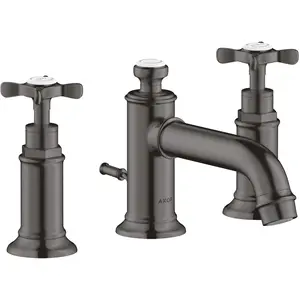 Axor, Robinetterie de salle de bains, Mélangeur lavabo 3-L 30 MONTREUX DN 15 m ZAG 1 1/4" brushed black chrome