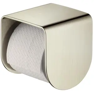 hansgrohe, Dérouleur de papier toilette, AXOR Universal Accessories Support de papier toilette, softsquare, avec tablette