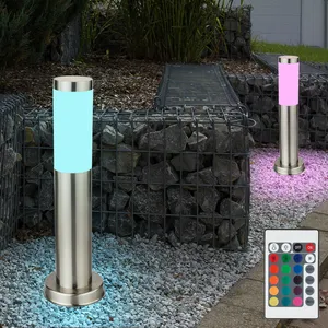 Etc-shop - Lampe d'extérieur argent lampadaire de jardin lampadaire de... pas cher