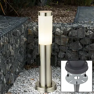 ETC-SHOP Spots muraux extérieurs à led Lampes à base en acier inoxydab... pas cher