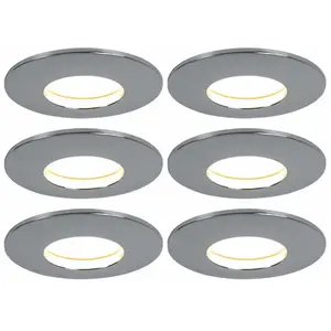 ETC-SHOP Lot de 6 spots led encastrables au plafond spot salon salle de bain lampe d'éclairage pas cher